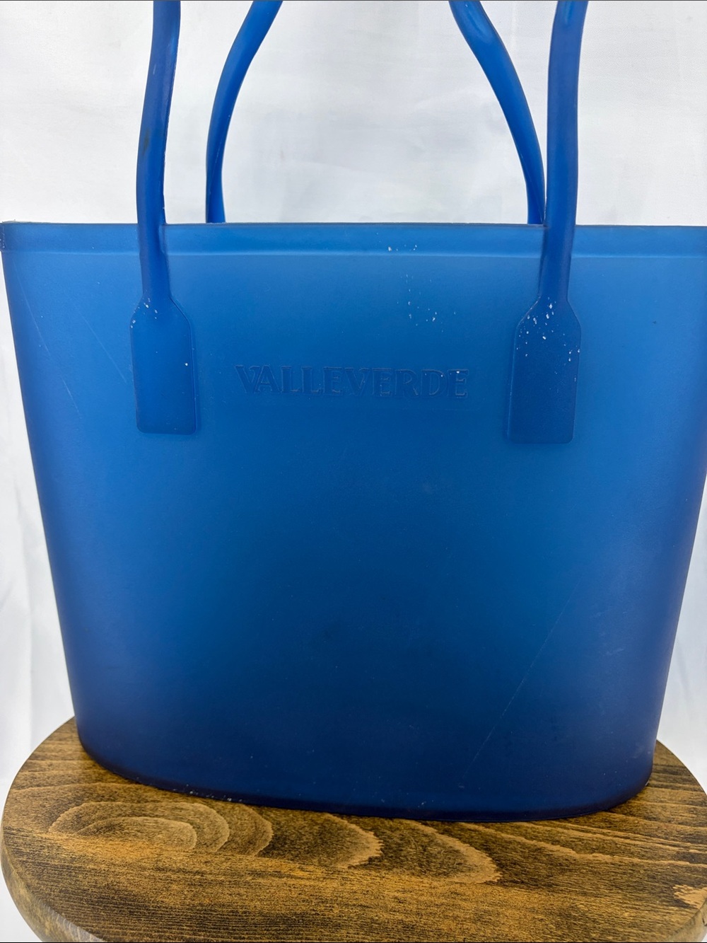 Valleverde Royal Blue Silicone Tote Bag